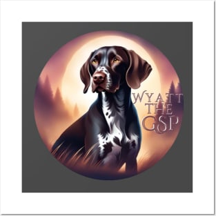 Wyatt the GSP Posters and Art